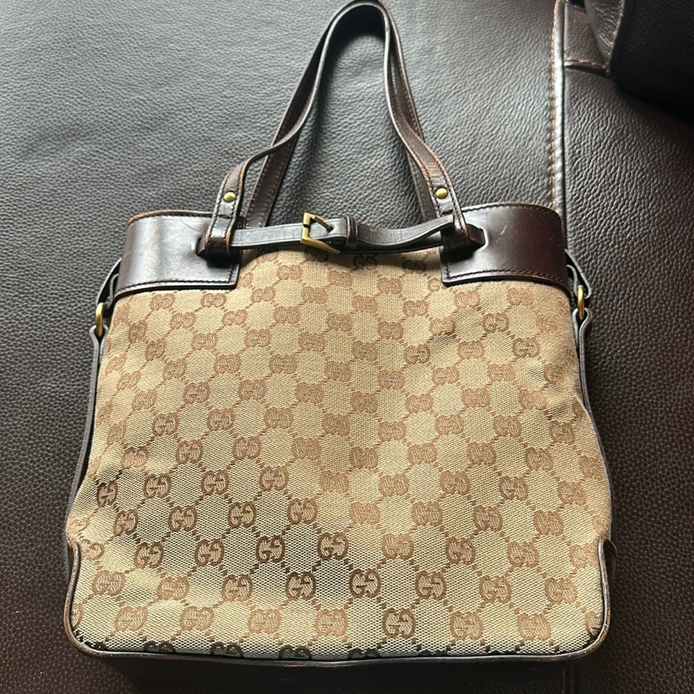 GUCCI Buckle Tote / VINTAGE /